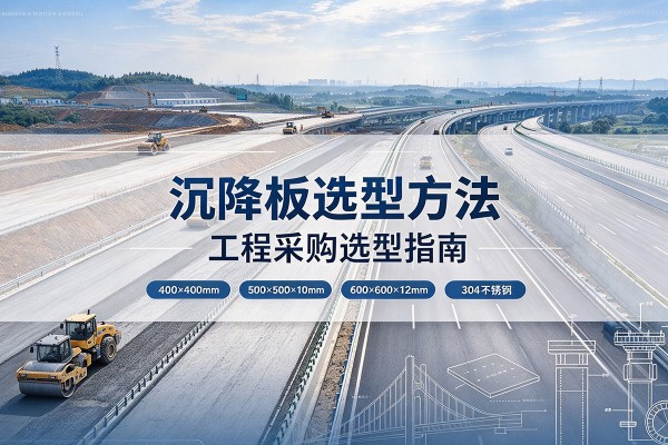 盐边沉降板选择方法