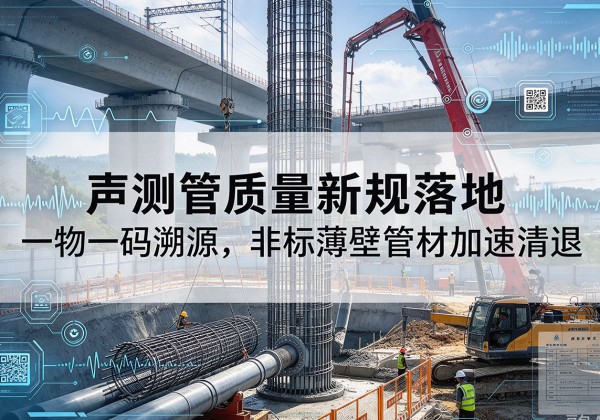 盐边声测管质量新规落地，一物一码溯源，非标薄壁管材加速清退