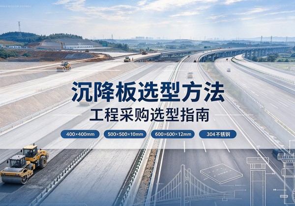 盐边沉降板选择方法